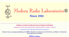Desktop Screenshot of modernradiolabs.com